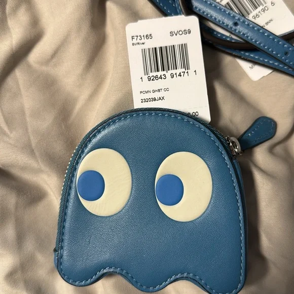 Coach PAC Man Exclusive Handbag / Crossbody with Pac-Man coin accessory pouch - Picture 4 of 13